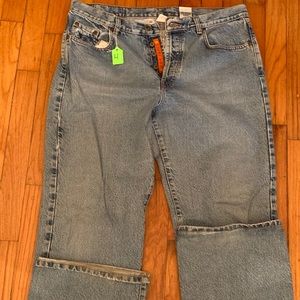 Lucky Brand button fly jeans 18/34 33” inseam